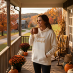 Blessed & Grateful Hoodie lifestyle photo